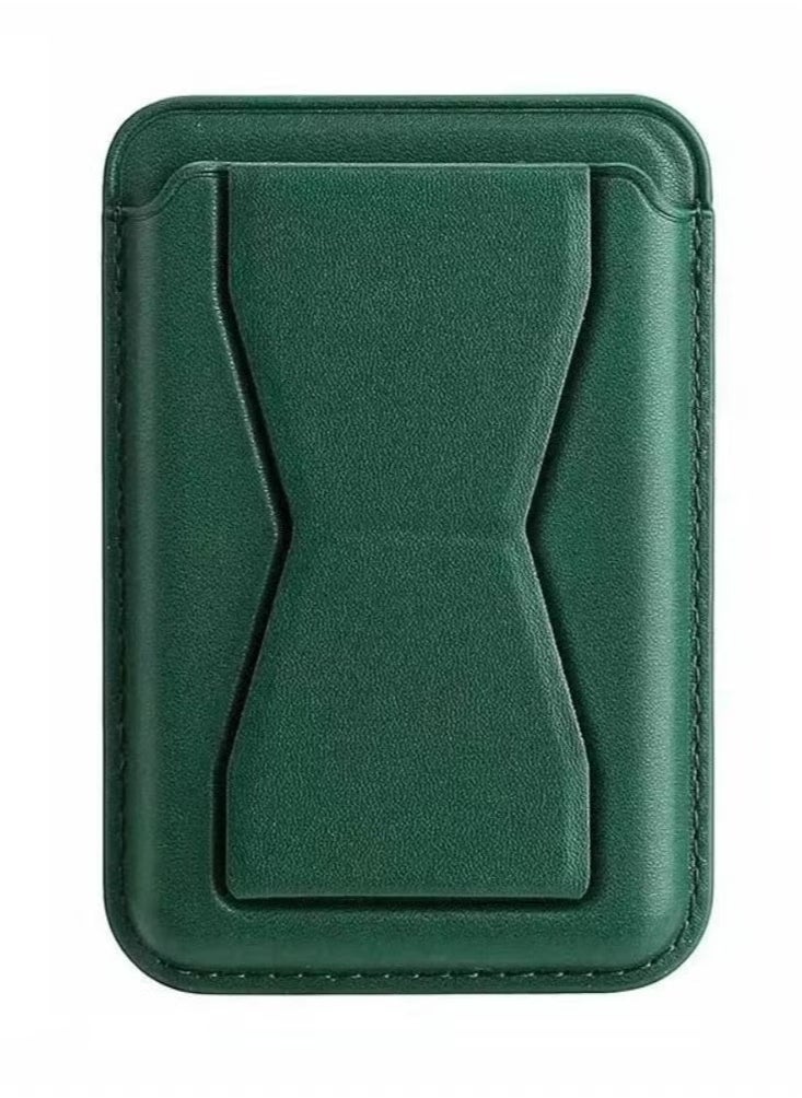 TIGER MagSafe Card Holder with Stand – Slim Magnetic Wallet for iPhone, Secure Card Storage, Built-In Kickstand, Ultra-Thin PU Leather Design, Strong Magnetic Grip, Travel-Friendly & Stylish - Image 2