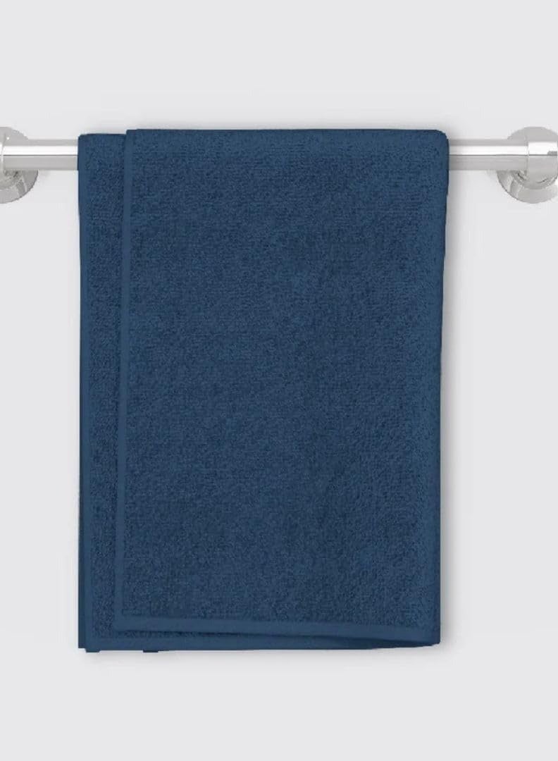 MXM MXM Bath Towel Set 3 & 2 Packs – 600 GSM 100% Cotton – Bath, Hand & Wash Set (Blue 2 Pair)  - Image 3