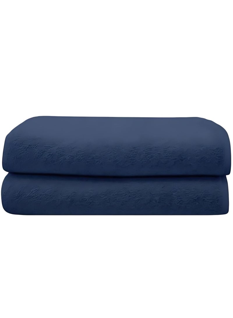 MXM MXM Bath Towel Set 3 & 2 Packs – 600 GSM 100% Cotton – Bath, Hand & Wash Set (Blue 2 Pair)  - Image 1
