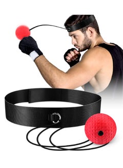 TLAXCA Boxing Reflex Balls , Boxing Ball MMA Gear with Adjustable Headband to Improve Speed and Hand-Eye Coordination for Men, Kids Boxing Equipment  - Image 1