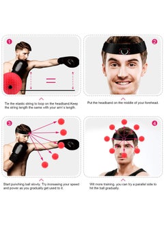 TLAXCA Boxing Reflex Balls , Boxing Ball MMA Gear with Adjustable Headband to Improve Speed and Hand-Eye Coordination for Men, Kids Boxing Equipment  - Image 3