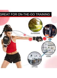 TLAXCA Boxing Reflex Balls , Boxing Ball MMA Gear with Adjustable Headband to Improve Speed and Hand-Eye Coordination for Men, Kids Boxing Equipment  - Image 5