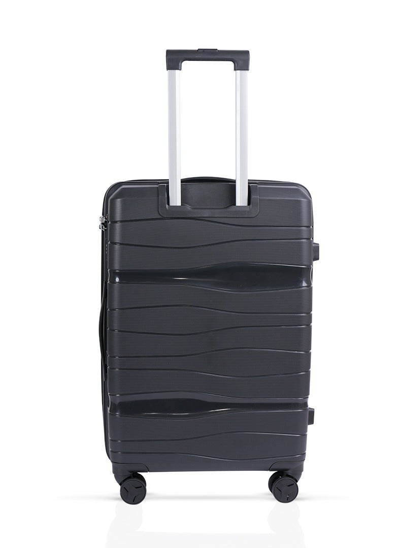 منيك حقيبة سفر فياجيرو  بوصة | مادة  صلبة سهلة الحركة مع قفل  | عجلات مزدوجة  درجة | متوسطة - أسود - Image 2