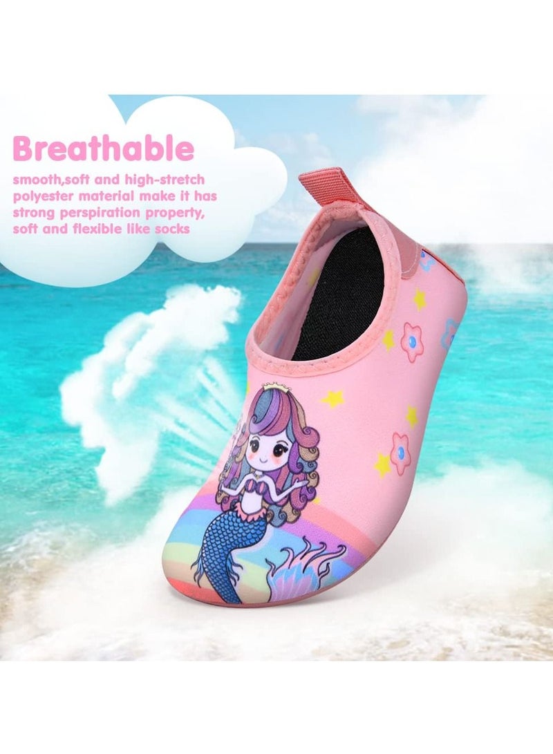 Y&D Water Shoes Kids, Kids Boys Girls Beach Shoes, Swim Non Slip Toddler Aqua Socks, Quick Dry Barefoot Socks for Swinmming Pool Outdoor - Image 2