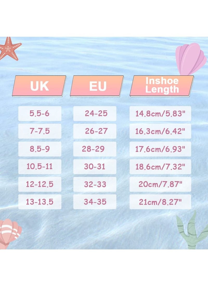 Y&D Water Shoes Kids, Kids Boys Girls Beach Shoes, Swim Non Slip Toddler Aqua Socks, Quick Dry Barefoot Socks for Swinmming Pool Outdoor - Image 5