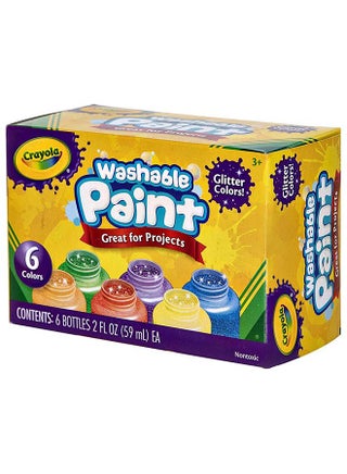 6 ct. 2-oz. Glitter Paint Set - view 2