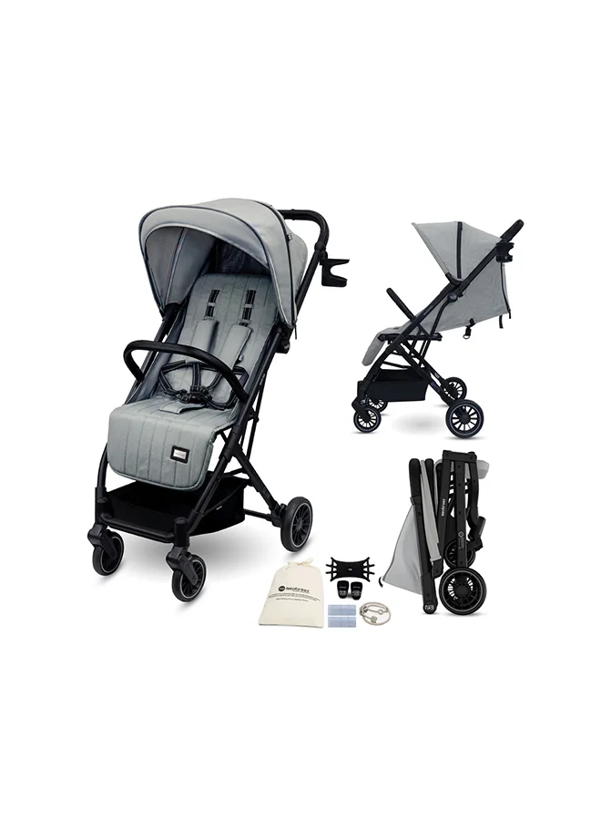 نيوبريز PENTA Compact Lightweight Travel Toddler Kids Baby Stroller W/Cup Holder,  Baby Trolley Handle Pushchair,  Quick Fold And Auto lock, Waterproof UPF 50+ Canopy 0-3yrs, 15kg,  3yrs Warranty