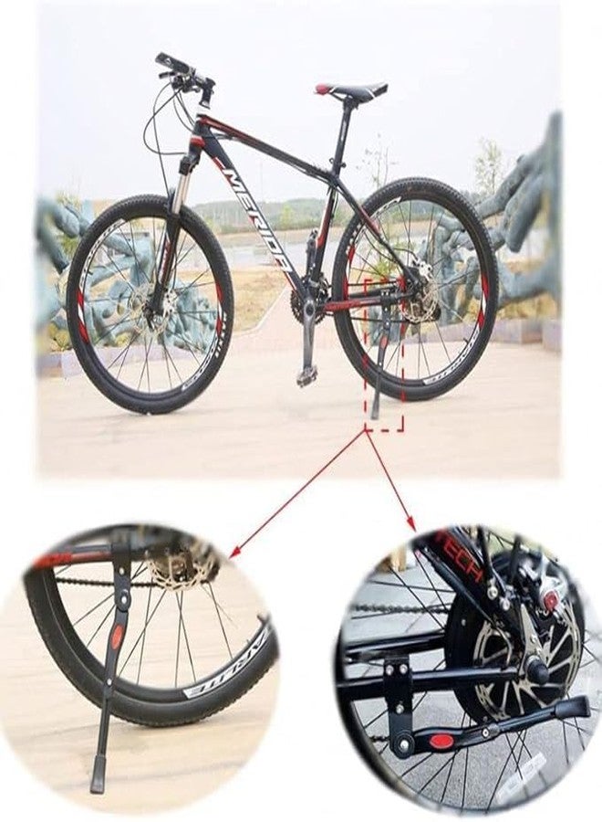 FCCRACING Aluminum-Alloy Side Kickstand for Road Bike Mountain Bicycle (Black) - Image 5