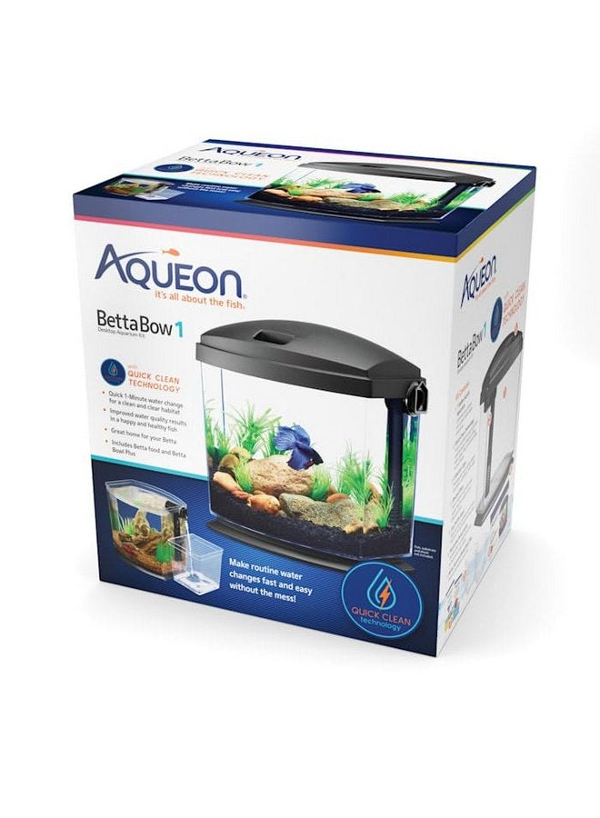 Aqueon 00800190: Aquarium Kit BettaBow W/Quick Clean Technology 1G - Image 2