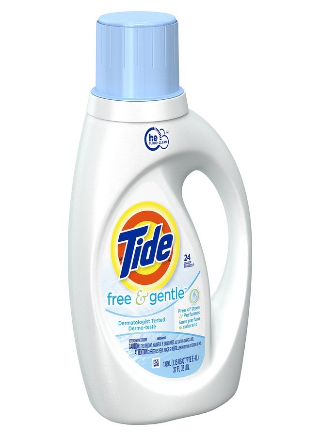 Tide Free & Gentle HE Liquid Laundry Detergent, Unscented, 1.09 L (24 Loads) - Packaging May Vary - Image 5