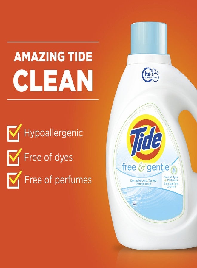 Tide Free & Gentle HE Liquid Laundry Detergent, Unscented, 1.09 L (24 Loads) - Packaging May Vary - Image 3