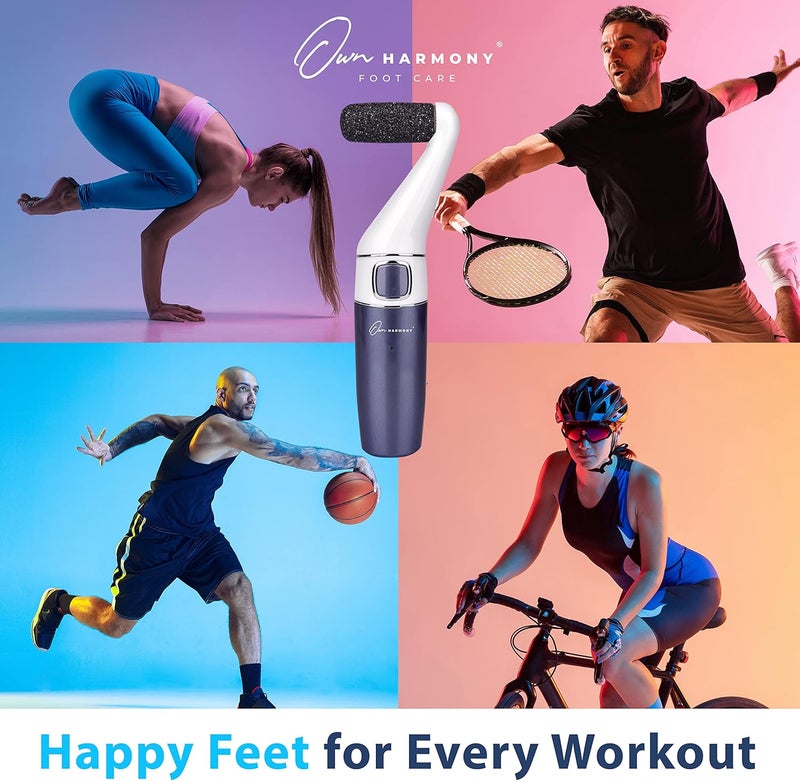 Own Harmony Electric Hard Skin Remover Rechargeable Own Harmony Professional Pedicure Tools CR1700 Best Electronic Foot File Sander Perfect Pedi for Callus Removal and Dry Cracked Heels Feet Care USB Cord - Image 5