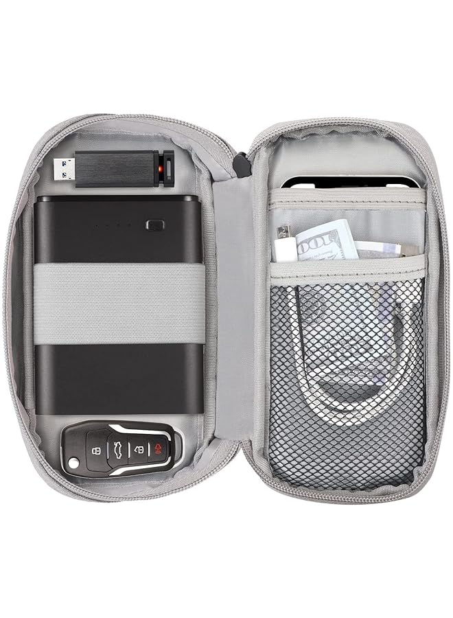 Cable Organizer Bag Travel Electronic Accessories Organizer Bag Travel Gear Storage Carrying Sleeve Pouch For Usb Cable Earphones Power Banks Usb Drive Sd Card Charger Hard Disk Storage Bag - Image 1