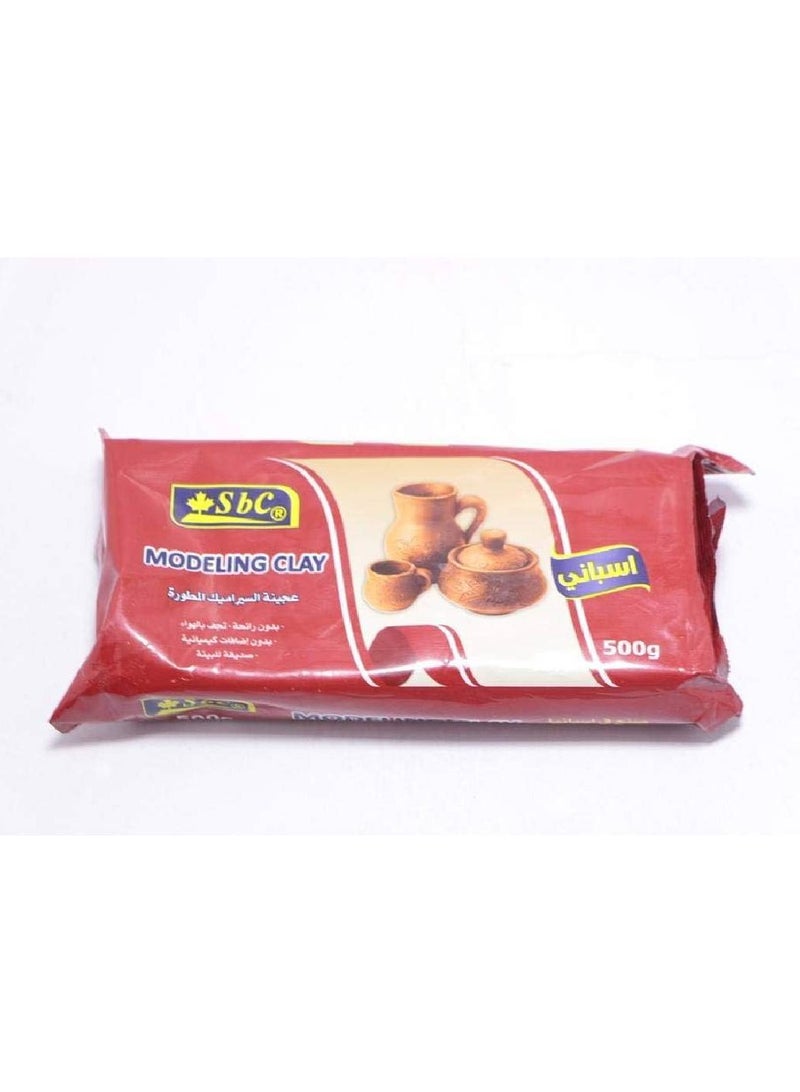 اس بي سي طين تشكيلي ٥٠٠جم بني - Image 2