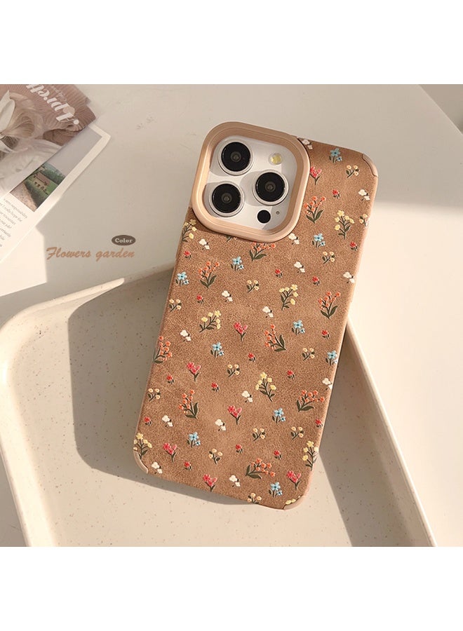 NIBEMINENT Colorful Flowers Fill The Screen Protective TPU Case Cover For iPhone 16 Pro - Image 2