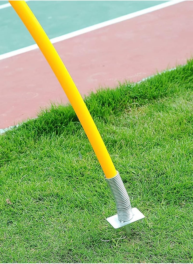 Spall Set of 4 pcs Soccer Football Field Corner flags Portable Soccer Flags Soccer Poles, Dribbling Soccer Equipment for Training - (Soccer Poles Flags)  - Image 2