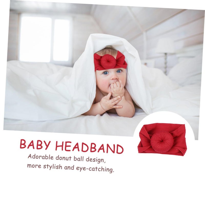 Soft Turban Headbands For Newborns Mint Green Deep Purple Beige And Black 6 Pieces - Image 5