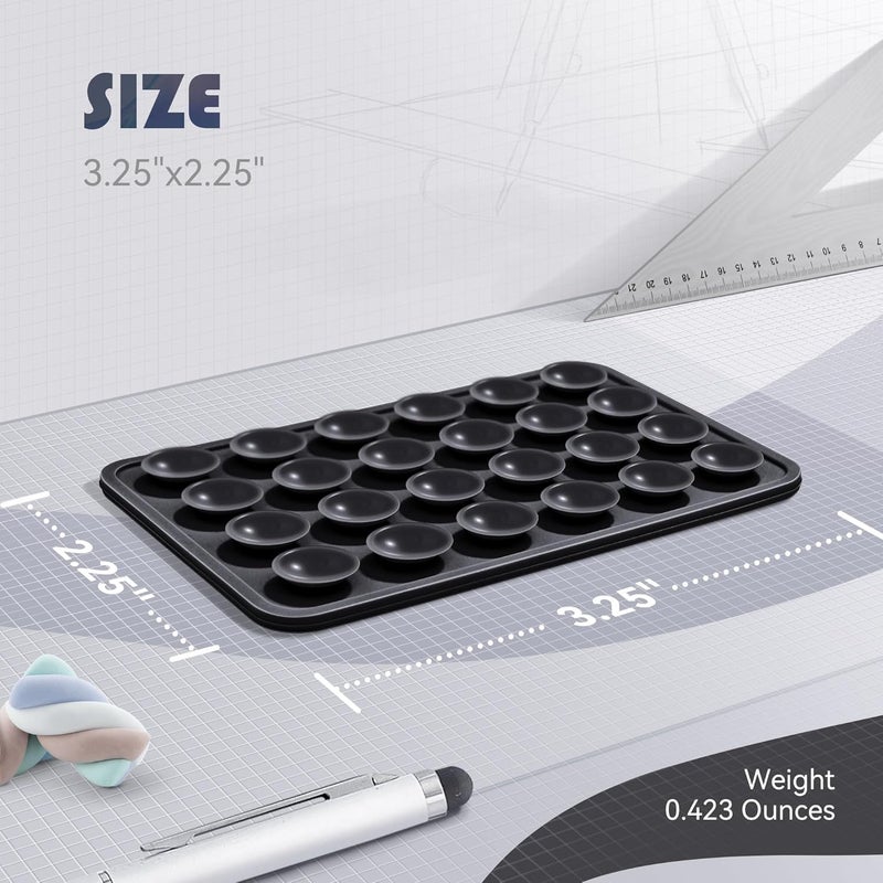 SKYCELL Phone Back Holder Grip for Hands-Free Mobile Accessory Holder Grip, Video Phone Accessory Compatible Mirror, Shower-Multicolor (Pack of-4) - Image 3