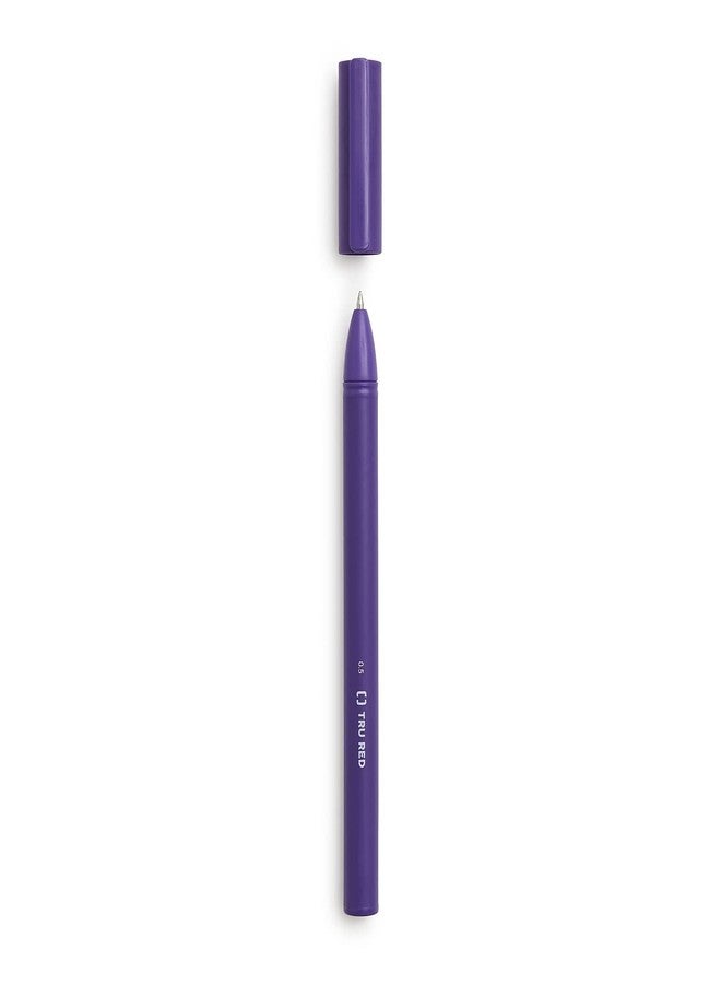 TRU RED Gel Pens, Fine Point 0.5mm, Assorted Ink Colors, 24 Pack - Quick‑Dry Pens for Smooth, Smear‑Free Writing - Image 4