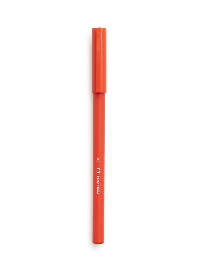 TRU RED Gel Pens, Fine Point 0.5mm, Assorted Ink Colors, 24 Pack - Quick‑Dry Pens for Smooth, Smear‑Free Writing - Image 5