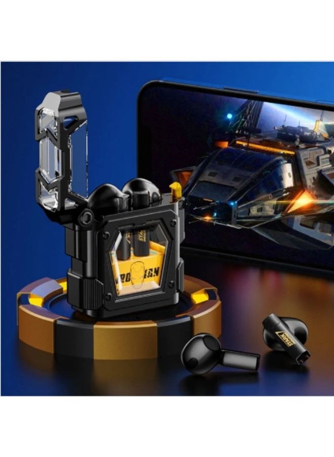 Disney - Disney TWS Wireless Headphones QS-12 HiFi Stereo Sound Earphone Bluetooth 5.3 Noise Reduction Low Latency Gaming Headset Fashion - Image 1
