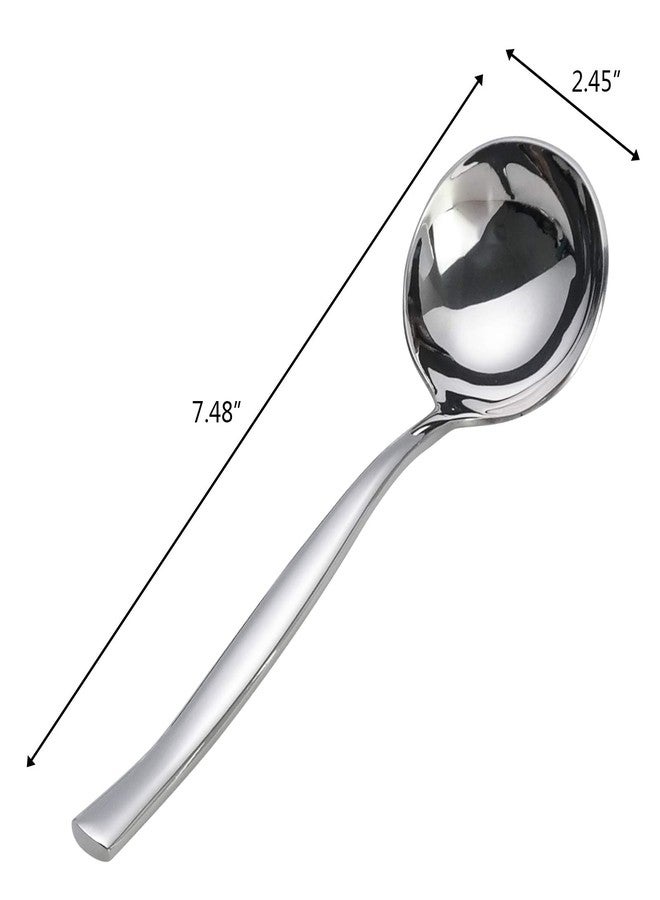 Xowine 4-Piece Stainless Steel Small Gravy Soup Ladles, Gravy Ladle Spoon - Image 2