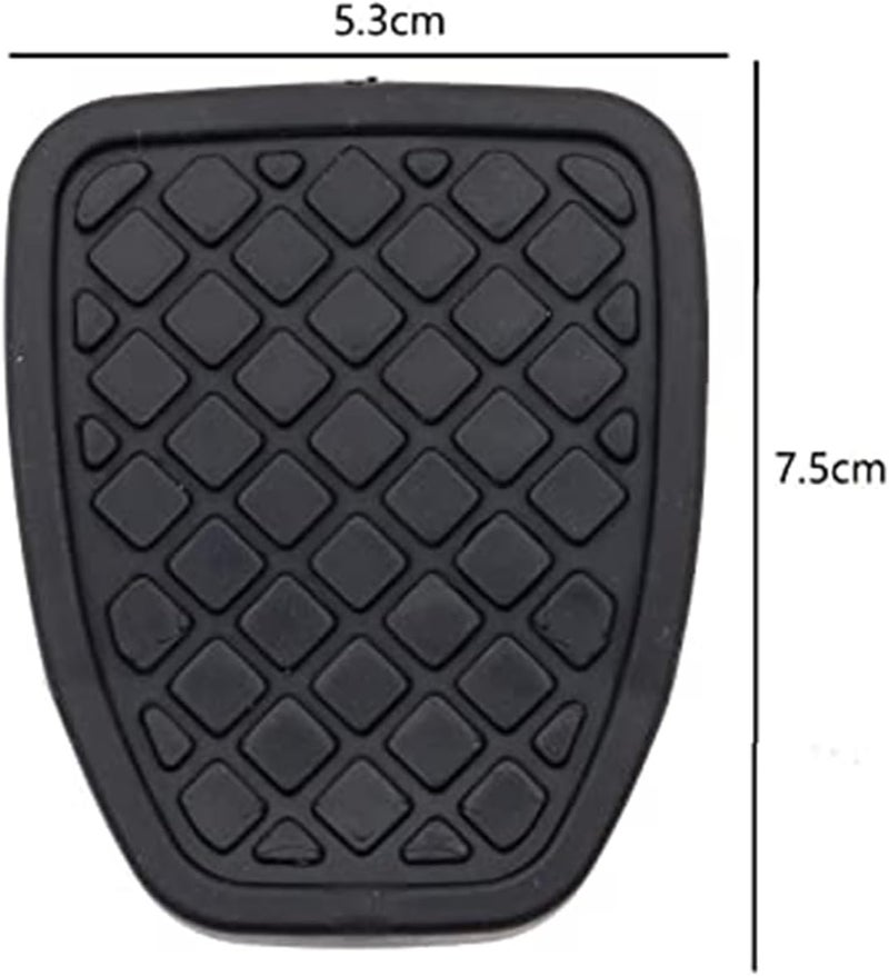 Wivplex Brake Clutch Foot Pedal Pad Cover for Subaru - Image 2