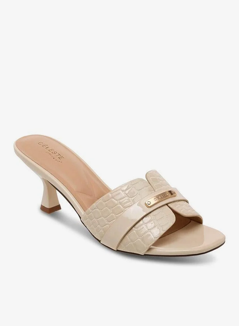 سيليست صنادل بكعب قطة للنساء