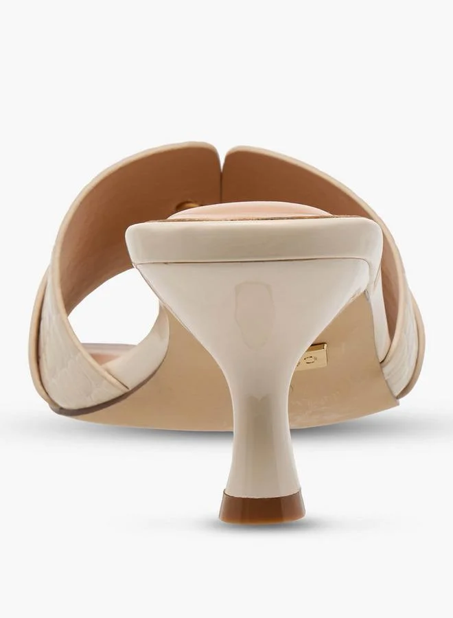 Celeste Beige Women Kitten Heel Sandals for Women | Best Price UAE