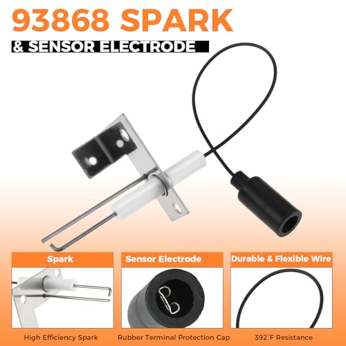 MOOTVGOO 93868 Water Heater Replacement Parts, Spark and Sensor Electrode, 2-Prong Igniter Repair Replacement for Atwood RV Water Heaters - Image 2