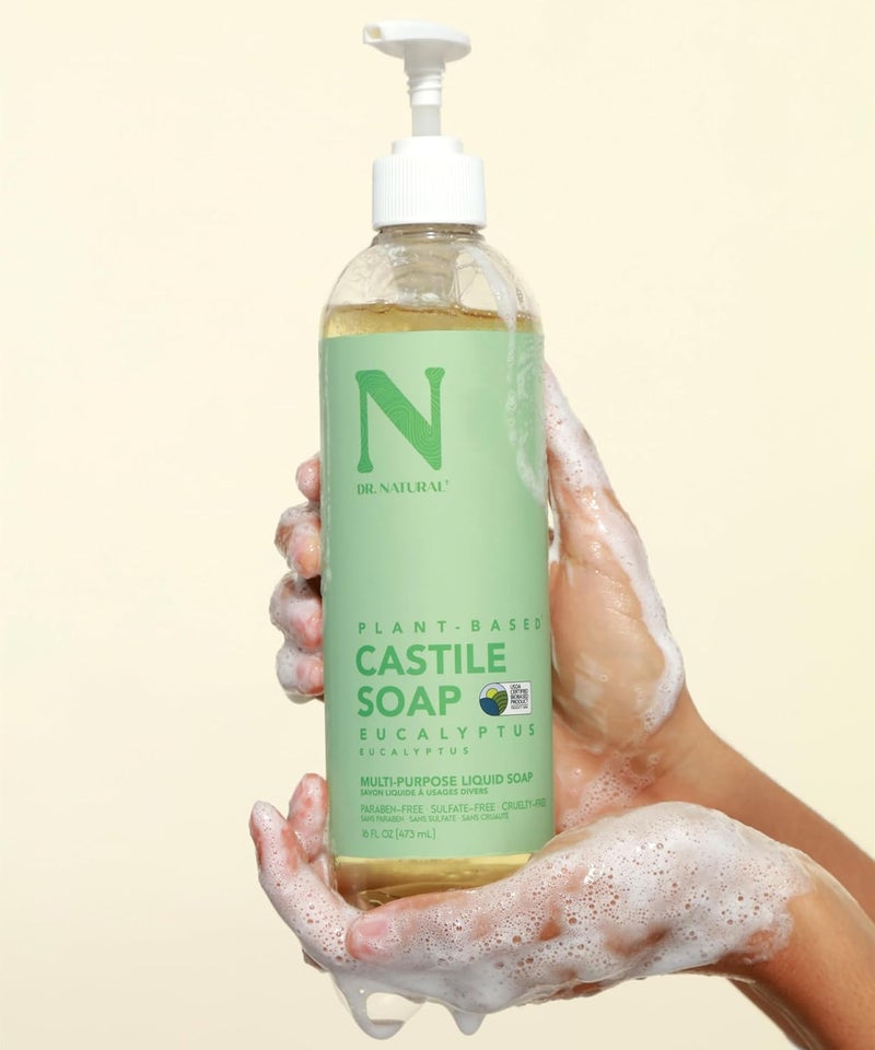 Dr. Natural Eucalyptus Multi-Purpose Castile Soap - 473 ml - Image 5