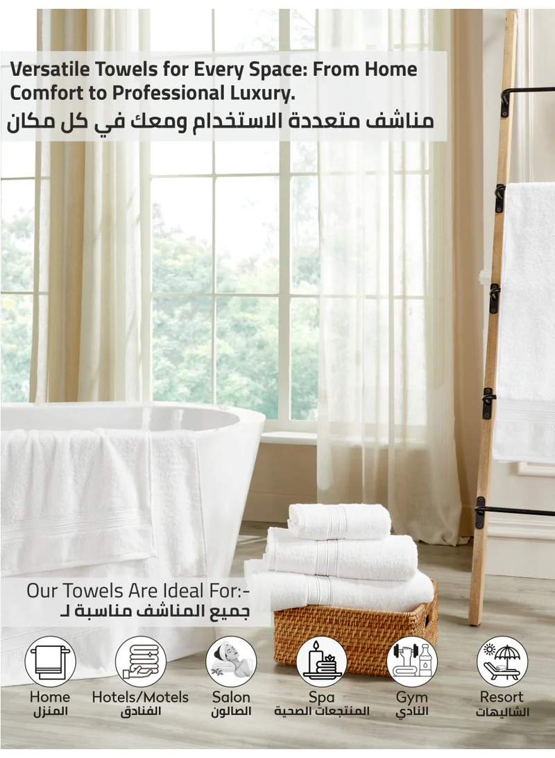 Donetella Premium 100 % Combed Cotton 1-Pcs Bath Towel(70 X 140 CM) 600 GSM Large Towel, Highly Absorbent, Quick Dry,Best Towel for Bathroom, Spa And Hotel