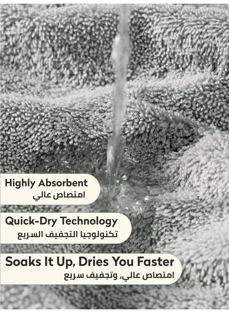 Donetella Premium 100 % Combed Cotton 1-Pcs Bath Towel(70 X 140 CM) 600 GSM Large Towel, Highly Absorbent, Quick Dry,Best Towel for Bathroom, Spa And Hotel - Image 4