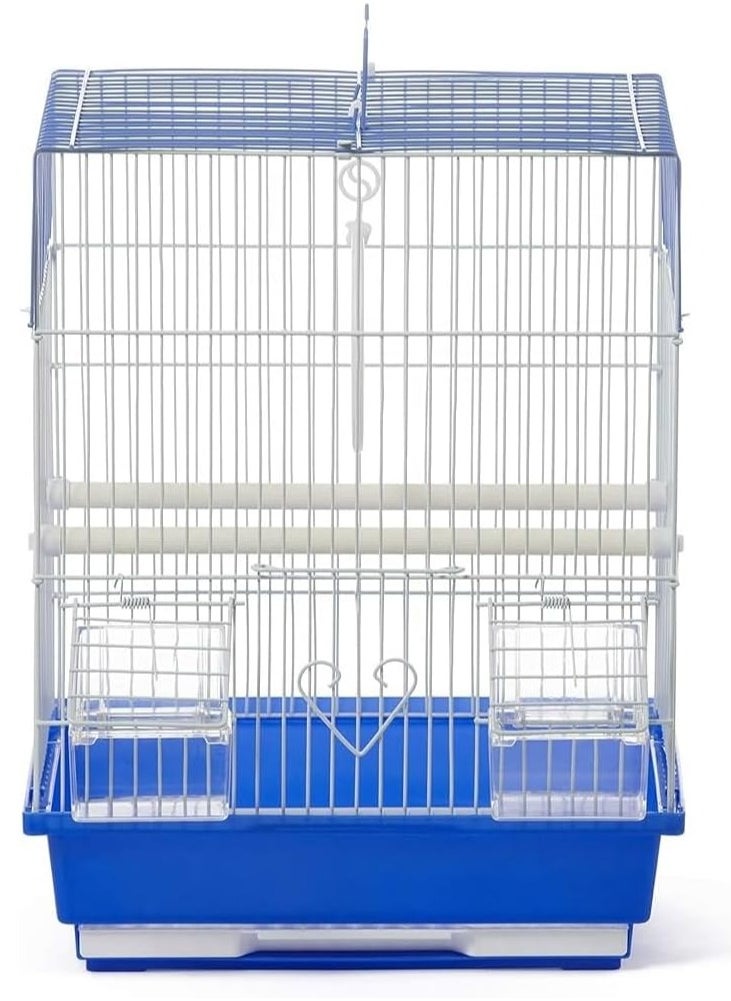 vsell24 Light Weight Hanging Bird Cage For Small Birds Parakeets, Cockatiels, Canary, Finch, Budgie, Lovebirds 30X23X39cm  - Image 3