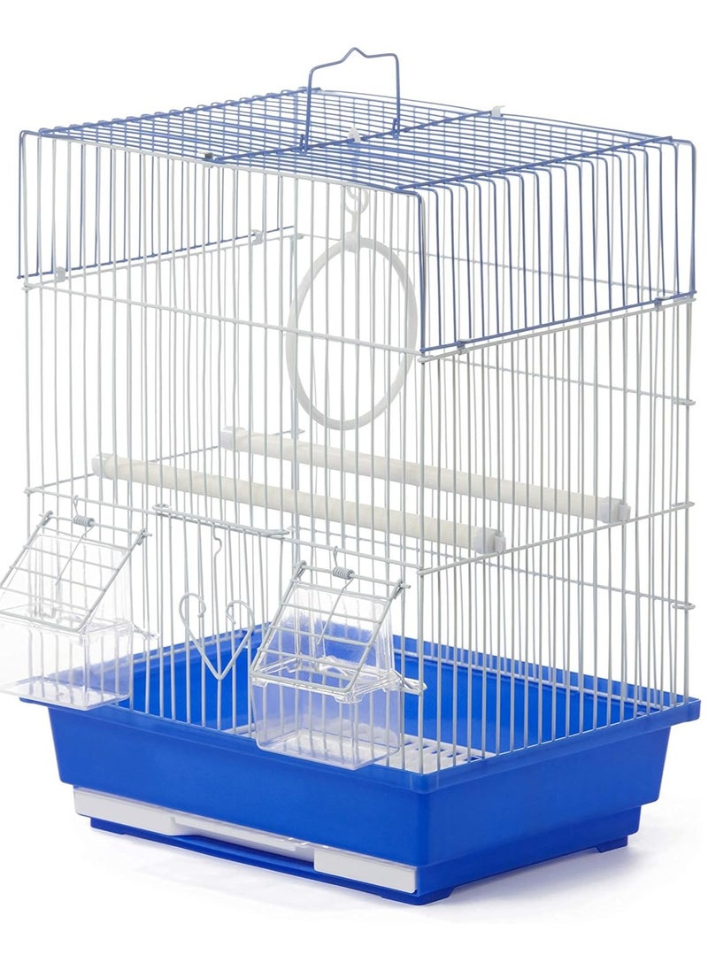 vsell24 Light Weight Hanging Bird Cage For Small Birds Parakeets, Cockatiels, Canary, Finch, Budgie, Lovebirds 30X23X39cm  - Image 4