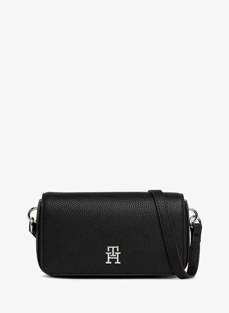 TH Emblem Flap Crossover Bag