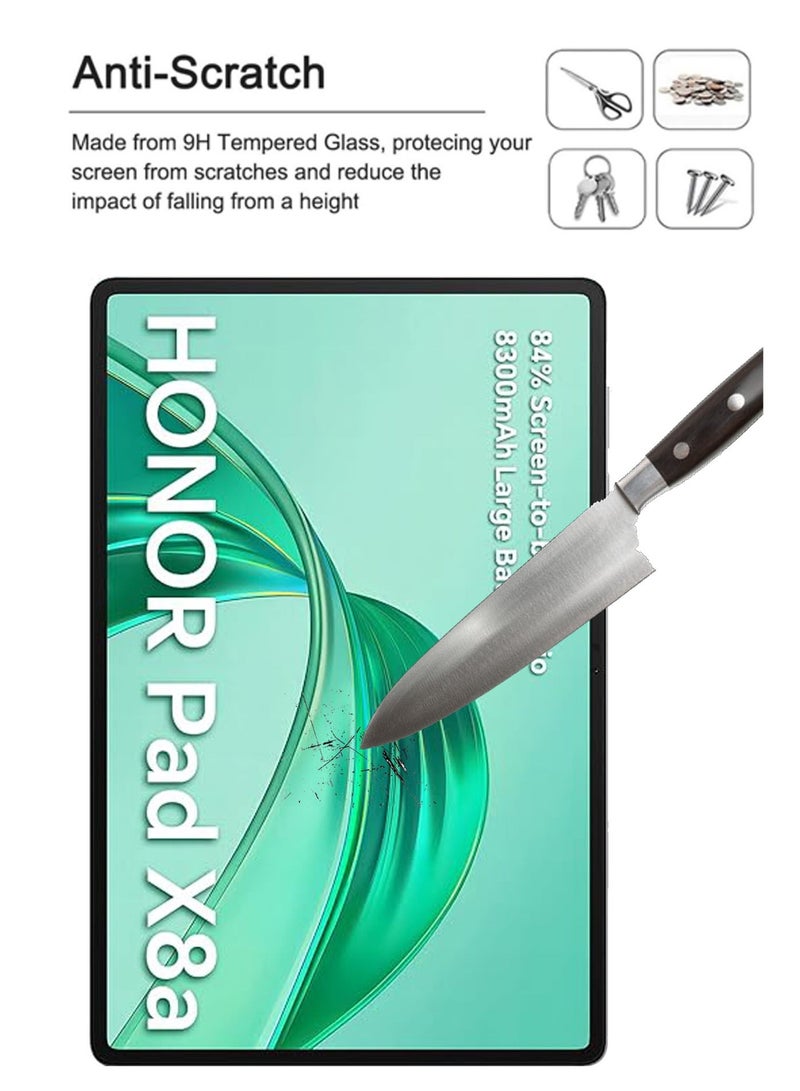 Unipha هونر باد X8a - واقي شاشة زجاجي مقسّى - شفاف - Image 2