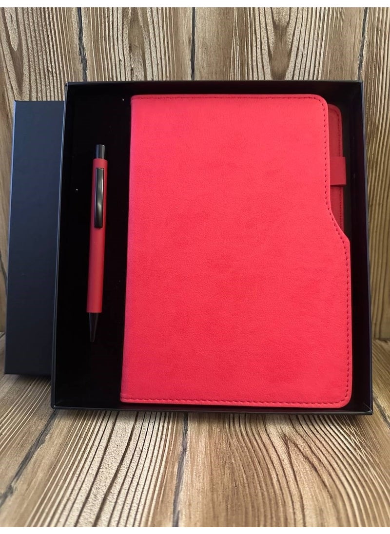 MYK Hediye ve Sanat Atölyesi MYK Gift and Art Workshop Unlimited Planner Square Agenda Pen Luxury Gift Set  - Image 1