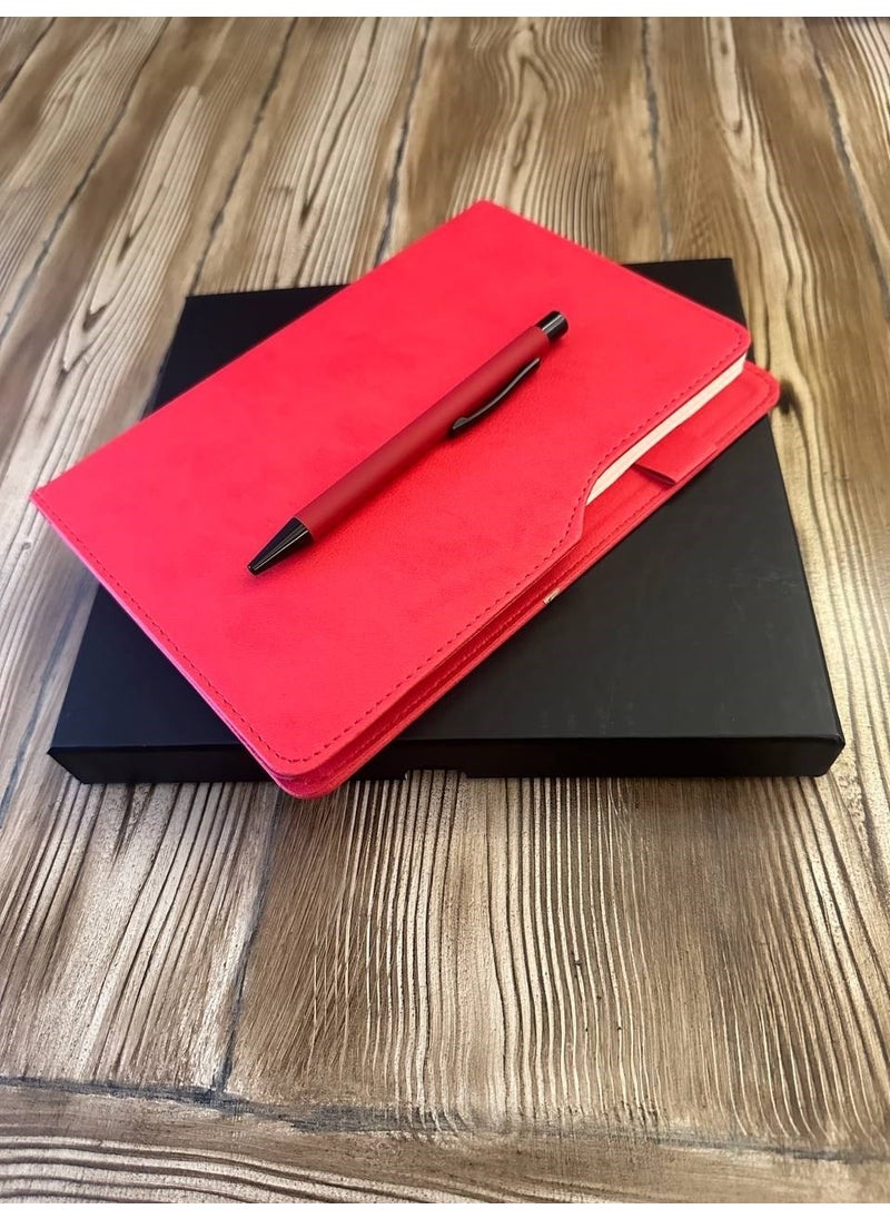 MYK Hediye ve Sanat Atölyesi MYK Gift and Art Workshop Unlimited Planner Square Agenda Pen Luxury Gift Set  - Image 2