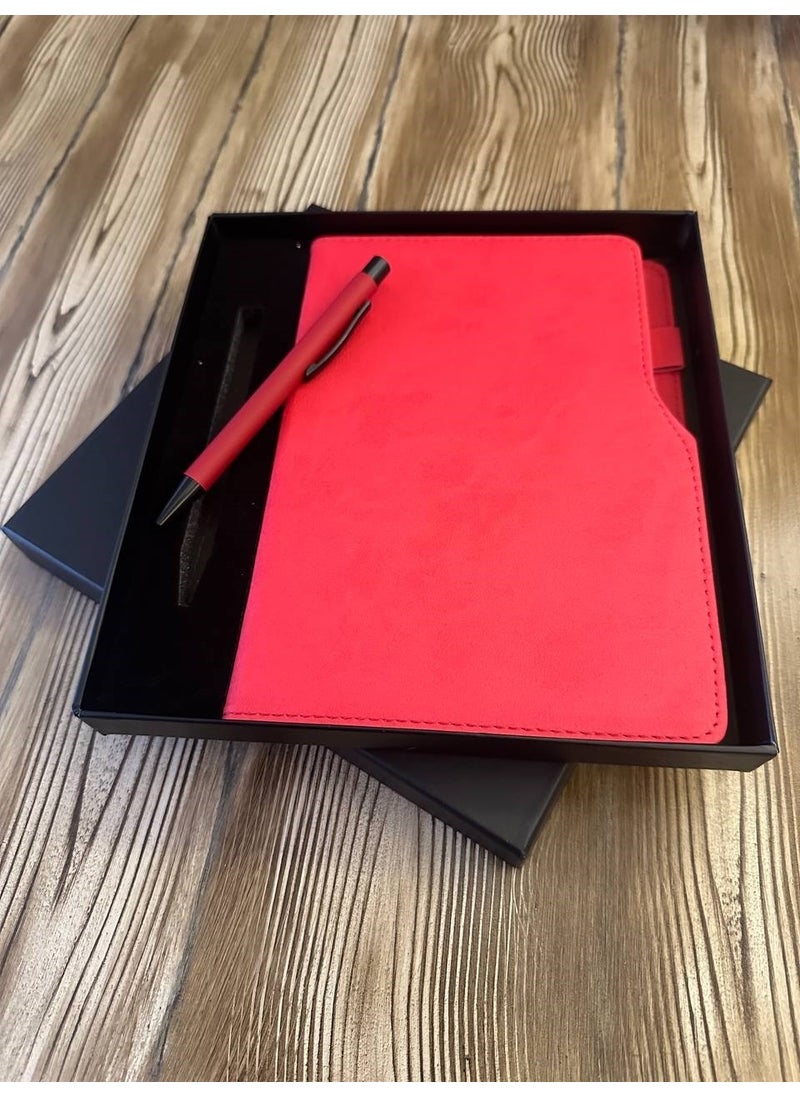 MYK Hediye ve Sanat Atölyesi MYK Gift and Art Workshop Unlimited Planner Square Agenda Pen Luxury Gift Set  - Image 4