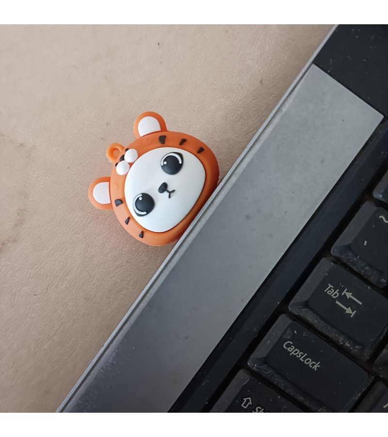 1 Usb 2.0 Creative Cute Cartoon Tiger Usb Flash Drive 128MB Flash Memory Perfect Gift For Family And Friends On Valentines Day Easter Thanksgiving - Image 4