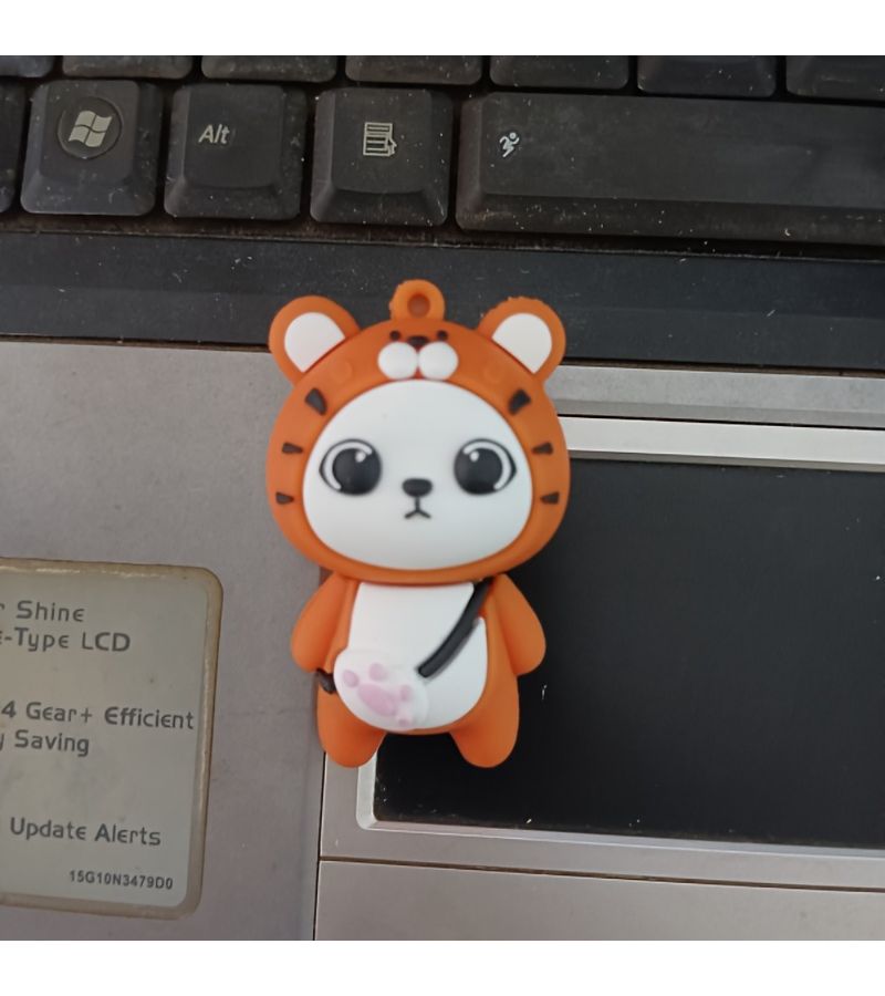 1 Usb 2.0 Creative Cute Cartoon Tiger Usb Flash Drive 128MB Flash Memory Perfect Gift For Family And Friends On Valentines Day Easter Thanksgiving - Image 5
