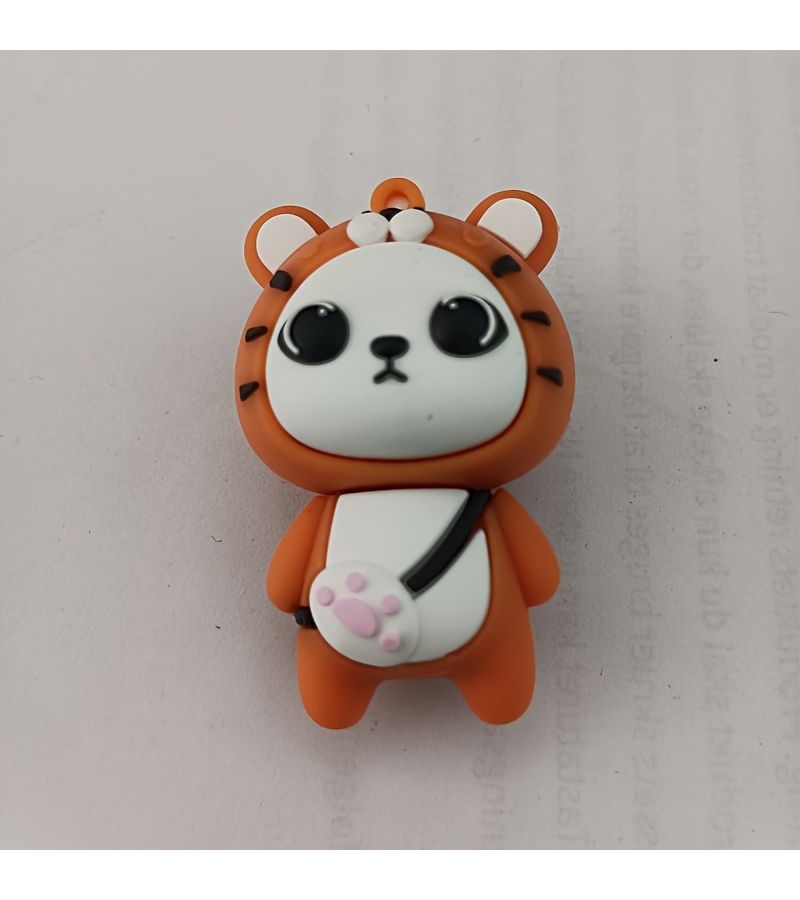 1 Usb 2.0 Creative Cute Cartoon Tiger Usb Flash Drive 128MB Flash Memory Perfect Gift For Family And Friends On Valentines Day Easter Thanksgiving - Image 2