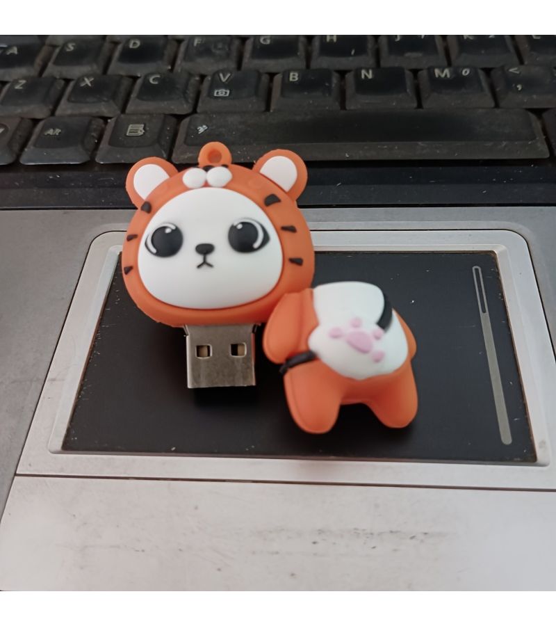 1 Usb 2.0 Creative Cute Cartoon Tiger Usb Flash Drive 128MB Flash Memory Perfect Gift For Family And Friends On Valentines Day Easter Thanksgiving - Image 3