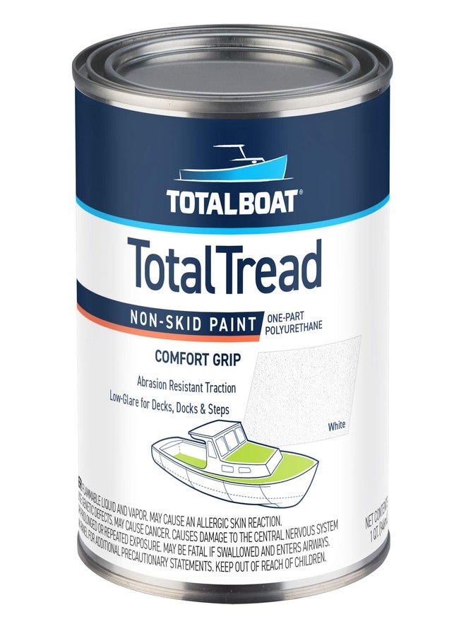 TotalBoat TotalBoat TotalTread Non Skid Deck Paint (White, Quart) - Image 1
