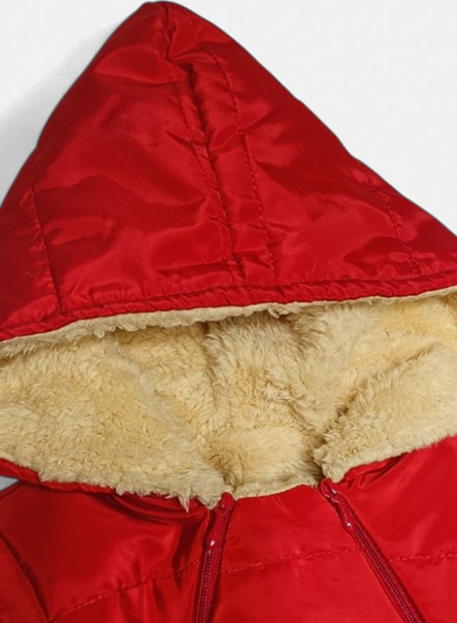 BabyShoora Baby Unisex Waterproof Fur Lined Winter Bodysuit - Image 3