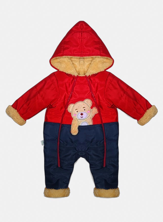 BabyShoora Baby Unisex Waterproof Fur Lined Winter Bodysuit - Image 4