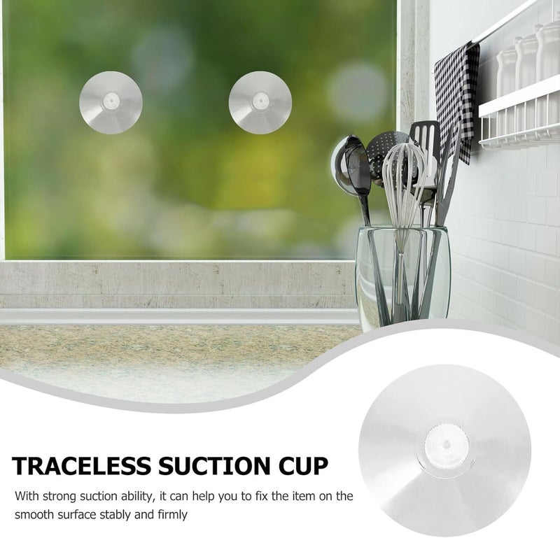 15pcs Suction Cup Hooks with M4 Threaded Mounts, PVC Glass Suction Pads Heavy Duty Window Hangers for Home Storage and Organization, Wall-Mount Utility Hooks Without Drilling - Image 3
