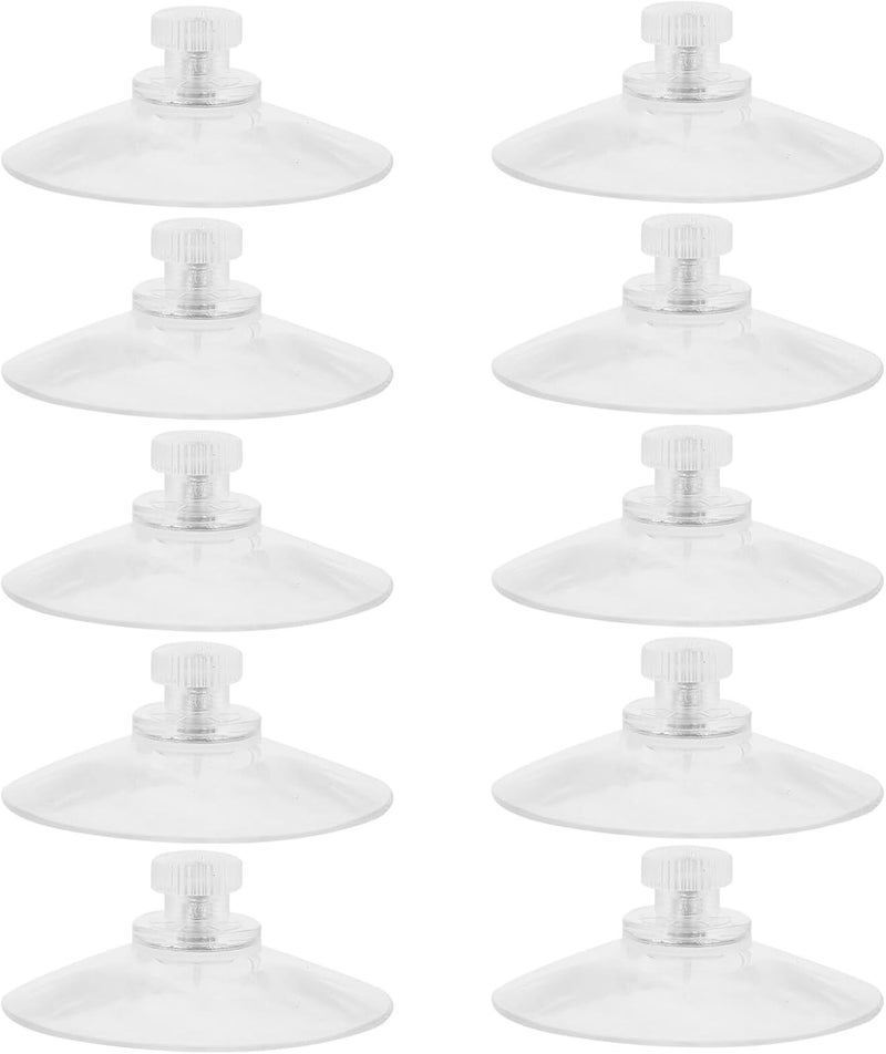 15pcs Suction Cup Hooks with M4 Threaded Mounts, PVC Glass Suction Pads Heavy Duty Window Hangers for Home Storage and Organization, Wall-Mount Utility Hooks Without Drilling - Image 1
