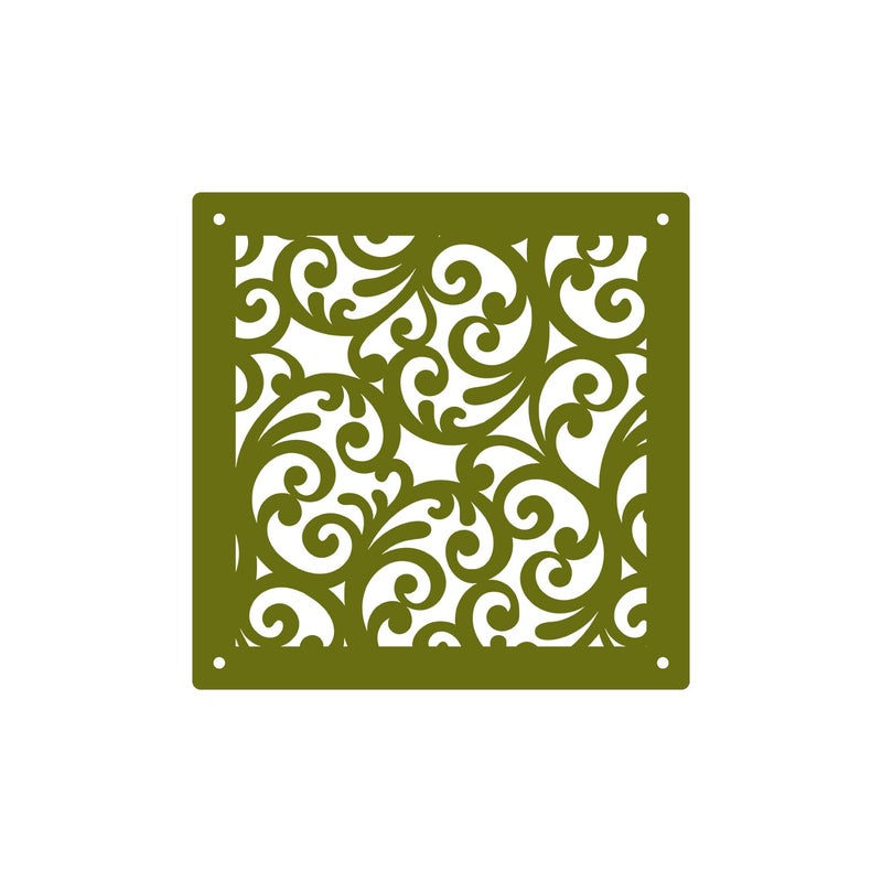 Olive Tree Olive Tree 12Pcs Hanging Room Divider Panel Modern Hanging Screen Partition for Home Decoration Living Room 115 x 115 12 PanelsOTD9100  - Image 4